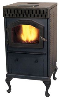 MAGNUM Countryside Stovewood pellet and Corn stove gold colored door