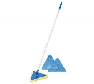 Don Asletts Pivoting Triangle Mop with 3 Pads —