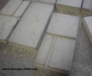 Huge Lot of Concrete Tile Pattern Paver Molds Walkways