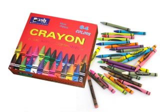Classic Color Pack Crayons Wax 64 Colors per Box Crayons Set 64 Colors