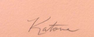 Robert Katona Legend Of Arthur Hand Signed & Numbered Serigraph