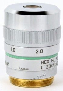 Leica HCx PL Fluotar L 20x 0 40 Corr PH1 Phase 1 Microscope Objective