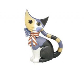 Wachtmeister Sam Patriotic Cat Figurine —