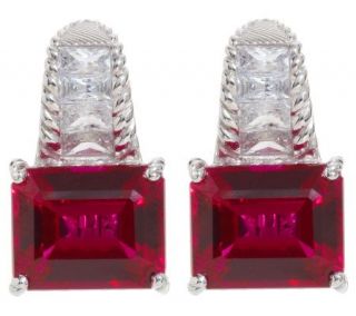 Judith Ripka Sterling Lab Created Gemstone Earrings   J158871