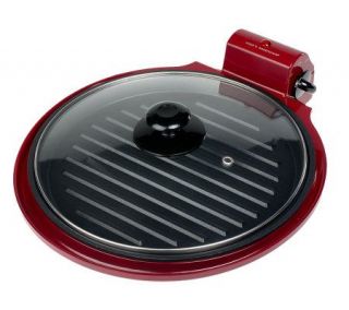 CooksEssentials Nonstick Grill w/ Tempered Glass Dome Lid —