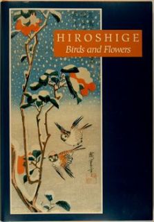 Antique Japanese Bird Flower Prints by Hiroshige Ukiyo E