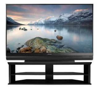 Mitsubishi 73 Diag. 1080p 120Hz 3D DLP HDTV w/Stand & Cable Pack