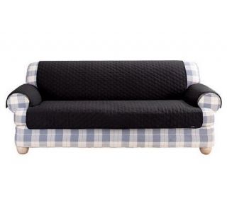 Sure Fit Quilted Cotton Furniture Friend Loveseat Cover —