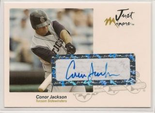 CONOR JACKSON 2005 Just Autographs SIGNATURES only 25 signed