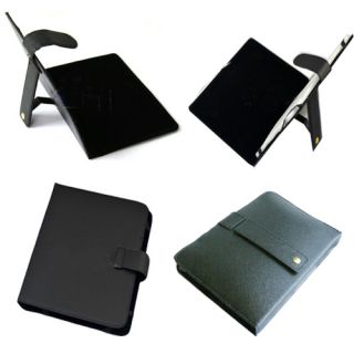 Black Leather Pouch Cover Case for 7 Creative ZiiO 7 Tablet