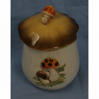 Merry Mushroom by  Large Canister Made in Japan 1976