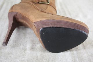 Michael Kors Creston Leather Platform Ankle Short Boot Size 8 $395