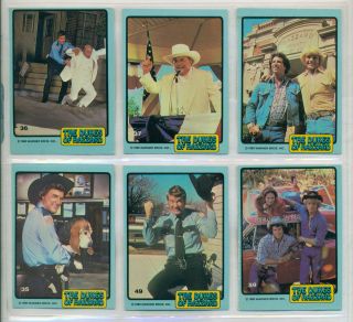 1980 Donruss Dukes of Hazard TV Show Trading Cards Wrapper s 35 37 43