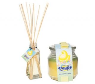 Peeps 16oz Jar Candle and 5oz Diffuser Set by Valerie —