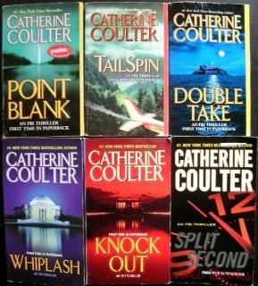 CATHERINE COULTER: 15 FBI THRILLER Series Paperback Books Featuring