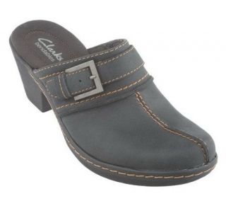 Clarks Bendables Fresia Breeze Buckle Detail Slip on Mules   A202783