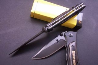 New Browning M339 Wood Counter Strike Rescue Bowie Folding Pocket