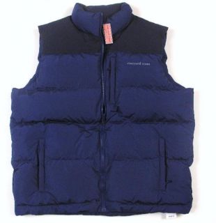 Vineyard Vines Back Country Down Vest Blue Size XL Down filled vest