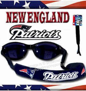  PATRIOTS STRAP for SUNGLASSES OR READING GLASSES NFL CROAKIES   SALE
