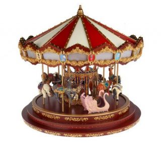 Mr. Christmas 16 Royal Anniversary Carousel with Lights —