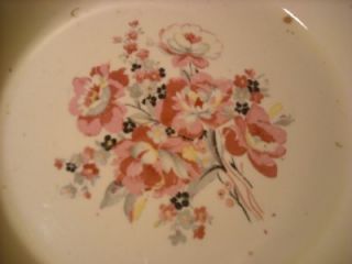 crooksville pantry bak in ware floral pie plate 938