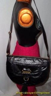 Juicy Couture Purse Handbag Black Leather NWT $328