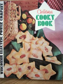  Wisconsin Electric Company Christmas Cooky Cookie Book Cookbook