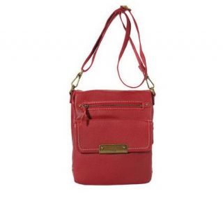 The Sak Parker Leather Flap Messenger Bag —