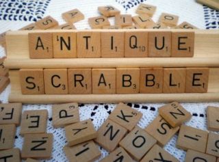  Scrabble Sentence Cube Family Word Game Wood Cubes Complete