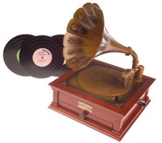 Mr. Christmas Musical Holiday Gramophone with 48 Songs —