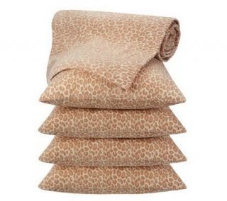 Malden Mills Polarfleece Queen Sheet Set with Extra Pillowcases 