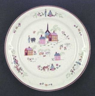 Newcor Our Country Stoneware Dinnerware Plate 6004