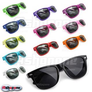 Retro Vintage Unisex Wayfarer Trendy Cool Sunglasses 12 Colors