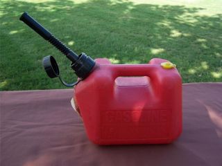 Vintage Blitz Pull Spout 1 Gal 4 oz Vented Gas Can