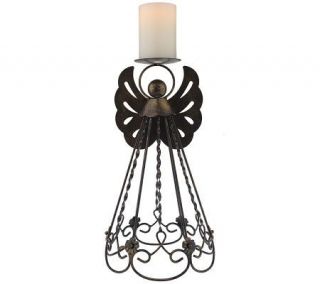 Candle Impressions 13 Metal Angel with Flameless Candle & Timer