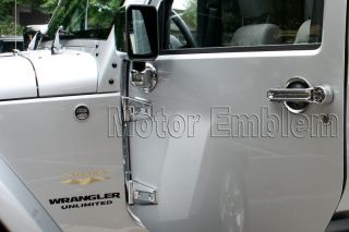  Jeep Wrangler 2 Door Chrome Hood Door Hinge Cover 2007 2011 JK2