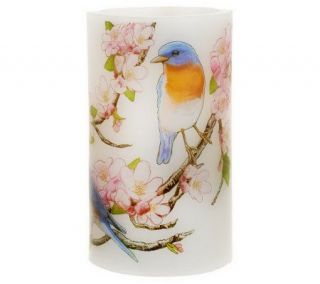 CandleImpressio 6 Summer Birds Flameless Candle with Timer —