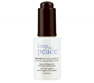 philosophy keep the peace super soothing serum,1 oz —