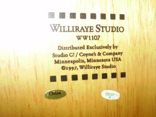 Williraye Studio WW1107 Coyes Company Farm Girl Bunny Boy Pig Teeter