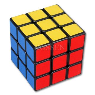  ZhanChi 3x3x3 Speed Puzzle Game Toy Magic Cube Black Stickerless