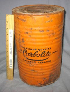  Large Carbolite Miners Lamp Carbide Can from Creede Colorado