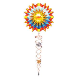 Wind Spinners Animated Sun Crystal Twister Spinner New
