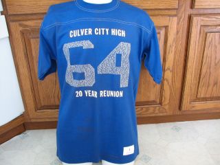 Culver City High School class of 1964 20 year reunion shirt Vintage