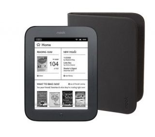 NOOK Simple Touch eReader with Industriell Easel Cover —
