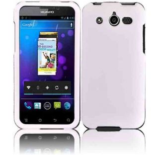 Cricket Huawei Mercury Glory M886 Rubberized White Cover Phone Case