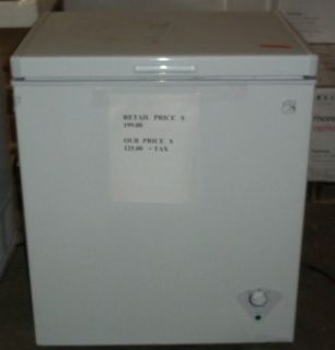Kenmore 5 1 Cubic Feet Chest Freezer