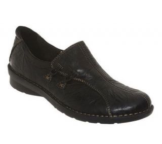 Clarks Bendables Nikki Boston Leather Slip on Shoes   A219999