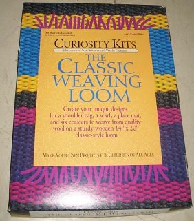 Classic Weaving Loom By Curiosity Kits   14 x 20   NEW Never Used