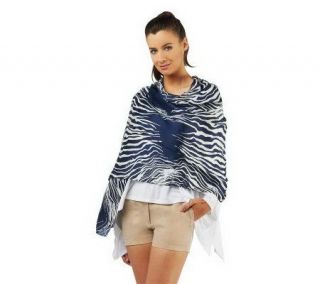 Luxe Rachel Zoe Light Weight Zebra Wrap   A222509