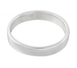 Ultrafine Silver 5mm Polished Silk Fit WeddingBand Ring   J109418